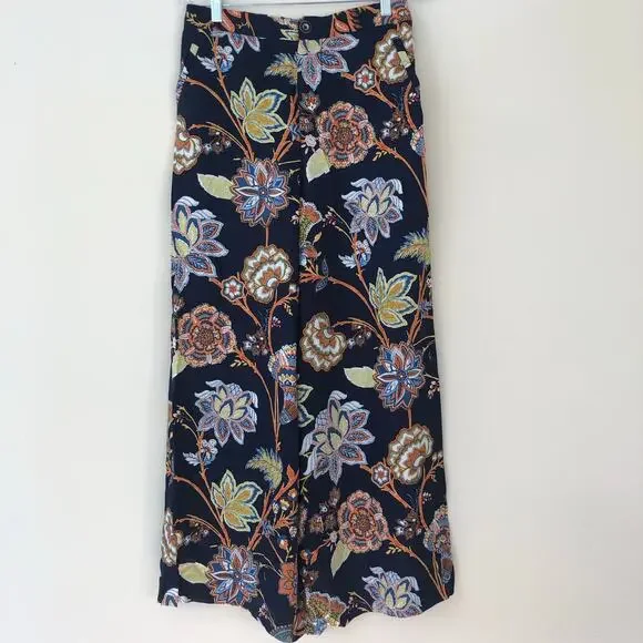 Anthropologie x Maeve Sunshine Wide-Leg Pants Size 8 NWT - Picture 5 of 9